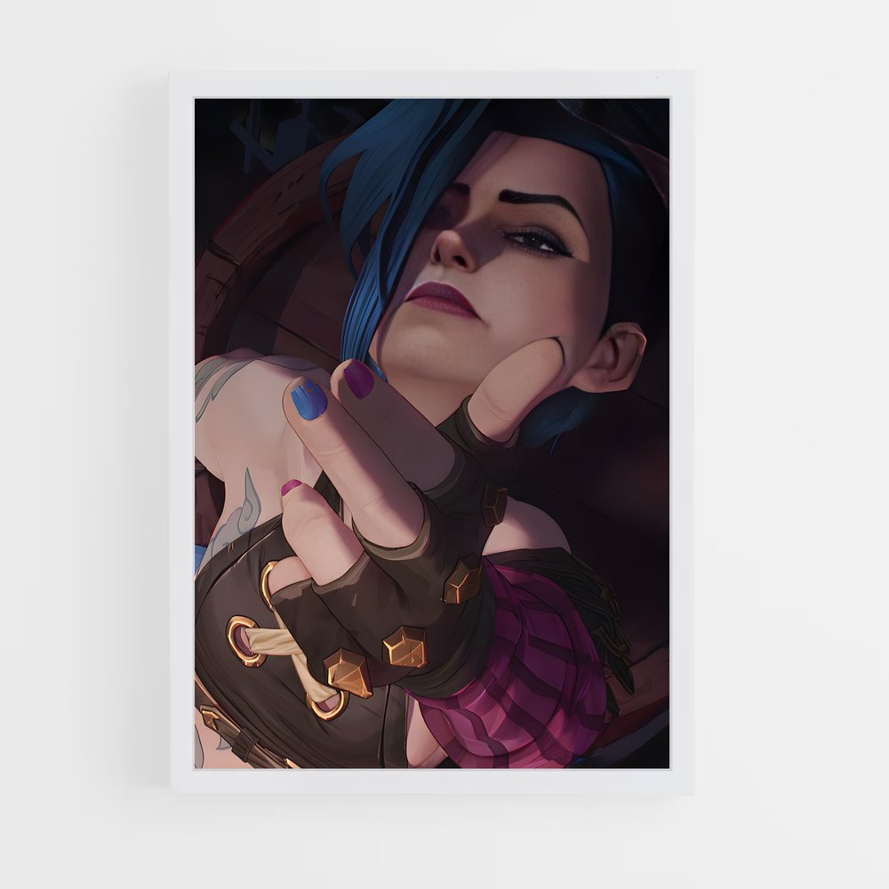 Poster Jinx de lol – affiche League Of Legends (vue 3)